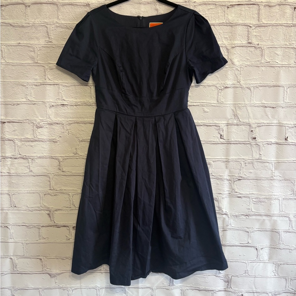 ModCloth Fit & Flare Dress in Navy Blue 💙 - Picture 2 of 9